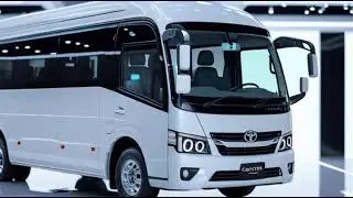 🎬 รถมินิบัสสุดหรู 2026 Toyota Coaster สีขาว | โชว์รูม VIP 8K Ultra HD
