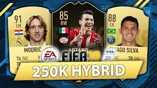 INCREDIBLE 250K HYBRID w/ SIF LOZANO! FIFA 19 SQUAD BUILDER