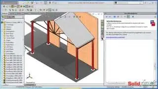 SolidWorks: DriveWorksXpress Esempio Tettoia