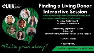 Finding A Living Donor Session | Living Donation Week 2023