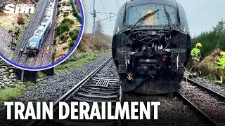 Glasgow to London Avanti train derailment - passengers rushed to safety