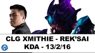 CLG Xmithie - Rek'Sai Jungle - NA SoloQ