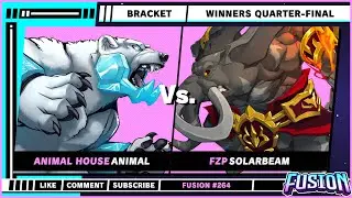 Fusion #264 - Winners Quarter-Final - Animal (Etalus) VS SolarBeam (Loxodont) - Rivals of Aether 2