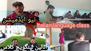 Real Life Italian School Vlog | Learn Italian Naturally | Italian Class with Friends in , Italy