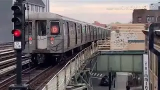 MTA R46 N Train At 36 Street + R68 D Train Ride 36 Street- Fort Hamilton Parkway