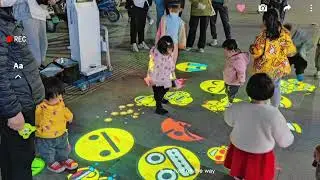 Moveable Interactive Floor, Floor Projector, Interactive Projection