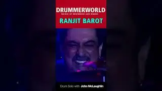Ranjit Barot: DRUM SOLO with John McLaughlin #ranjitbarot #drummerworld