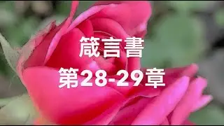 真愛讀聖經・中文聖經朗讀【箴言書第28-29章】