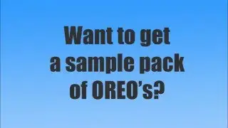 Win a FREE sample pack of OREO's