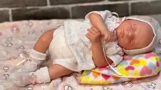 Meet Lilibet~My First Realborn Doll~By Bountiful Baby and Dressing Her In Vintage Will'Beth#doll