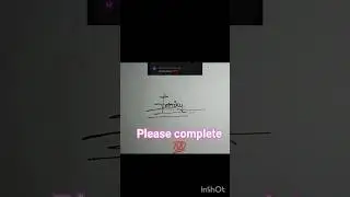 signature of f letter name#trending #latest #calligraphy #viral