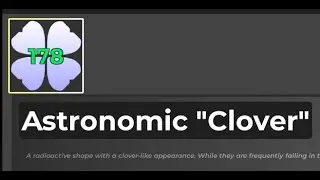 Using astronomic clover in fortunes end
