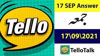 17 September Tello Talk Today correct Answer | Tello Talk Today Quiz Answer | Seekho Tello