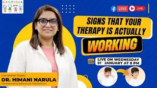 Live at 8pm I Signs That Your Child’s Therapy Is Actually Working