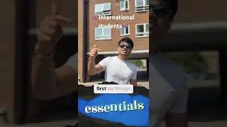 First 6 Things International Students Should Do After Arriving in the UK #internationalstudents
