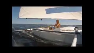 Little Tri first sail