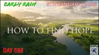 EARLY RAIN 🌧️ DAY 598: “HOW TO FIND HOPE “