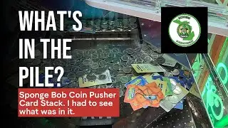 Spong Bob Coin Pusher. What's in the Pile? Is there a Gary?