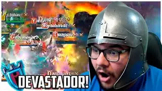 LUTAS INSANAS COM ENGAGES DEVASTADORES! ELES ERAM MAIS DE CEM - ALBION ONLINE