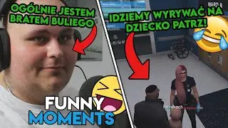 OG&Oacute;LNIE JESTEM BRATEM BULIEGO | IDZIEMY WYRYWAĆ NA DZIECKO PATRZ! |😂GTARP😂| Funny Moments#319🔥