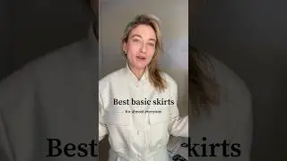 Best basic wardrobe skirts for everyone #stylingtips #basicwardrobe #capsulewardrobe #skirtstyling