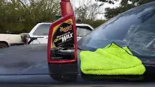 Тест сухого воска Meguiar's Quik на черной краске