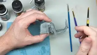 Streaking! - Weathering Demo on a AT-ST