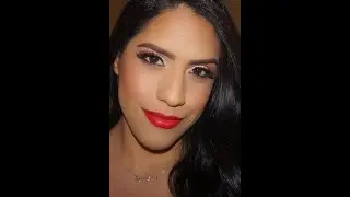 All Matte Eye & Red Lip Makeup Tutorial | LYDIA TORRES