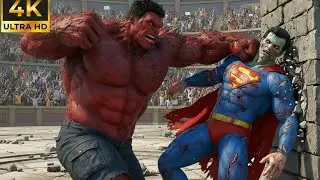 SUPERMAN vs RED HULK 💥 Full Battle | Episode 9 &ndash; Ultimate Epic Superhero Fight 🔥