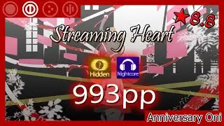 4th ever Streaming Heart osu!taiko map ranked a.k.a the hardest one, GG