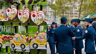 NYC Walk Bryant Park🎠 Winter Village, Veterans Day Nov.11,2021 #nyc #veteransday #bryantpark
