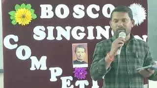 Fr Mahesh, Song... Bosco Singing Competition.. Don Bosco Navajeevan (DBNJ) Hyderabad // KTSR News //