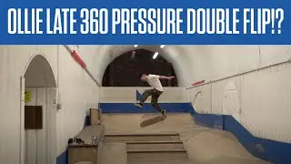 Ollie late 360 pressure double flip!? | Jamie Griffin | Never Been Done