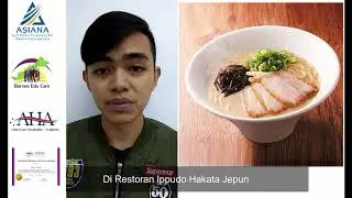 Professional Diploma student, Mr. Frickson Fredaline from Nabawan Sabah share his love for Ramen