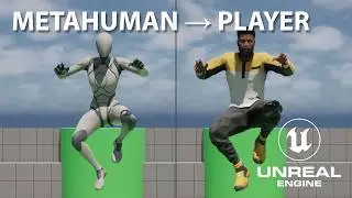 Unreal Engine 5.7 - Turn Your Metahuman Into A Player Character - Tutorial