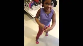 My daughter impersonating me