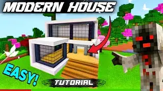How to Build a Modern House in Minecraft 1.21 Bedrock | Easy Tutorial