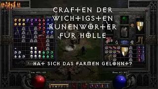 Diablo 2 Resurrected - Craften der wesentlichen Runenw&ouml;rter - daf&uuml;r das gefarme...