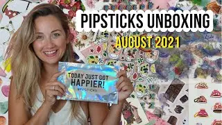 Pipsticks Sticker Unboxing August 2021