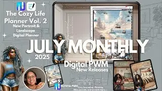 July Monthly Set-up : Noteful Plan With Me | *New Releases #plannergirlmek  #digitalplanning #iPad