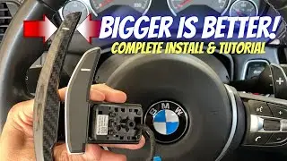 Carbon Fiber Shift Paddle Upgrade for BMW M4 (F82) – Step-by-Step Install!