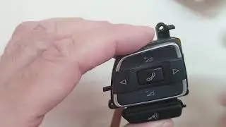 VW Jetta / Vento como cambiar / desarmar botones del volante - How to replace steering wheel switch