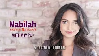 Nabilah Islam for State Senate | Vote May 24