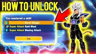 Burst Stinger, Raid blast, Blazing Attack Xenoverse 2 How To Unlock!!