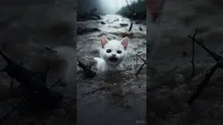 Abandoned Kitten Trapped in Flood &ndash; Cries for Help Go Unheard