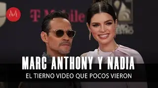 El tierno GESTO de Marc Anthony y Nadia Ferreira que pocos vieron en los Premios lo Nuestro