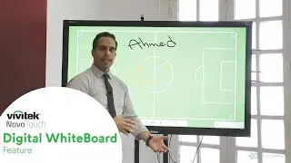 Vivitek's Novotouch demonstration: Digital White Board ( Arabic )