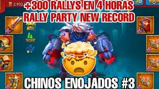 🔥300 RALLYS EN 4 HORAS✅️NUEVO RECORD MUNDIAL HISPANO☠️BRUTAL WAR 3 PARTE☠️#lordsmobile #fyp #viral
