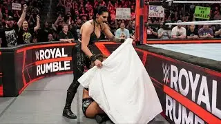 Rhea Ripley put Towel on Jordynne Grace body at WWE Women's Royal Rumble match 2026