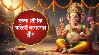 কলা বৌ কি আসলেই গনেশের স্ত্রী? তাহলে নবপত্রিকা কি? Kola Bou || NavaPatrika|| কলা বউ ||